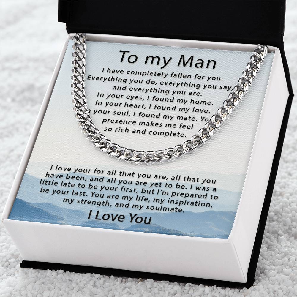 Fallen For You Cuban Link Chain