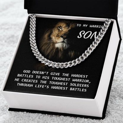 Warrior Son Cuban Link Chain