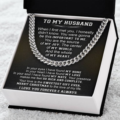Gift For Husband - Honest - Cuban Link Cuban Link Chain