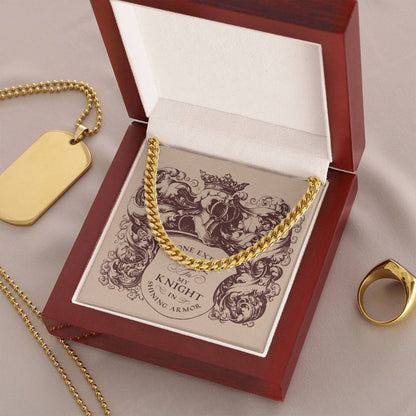 Gift For Army Husband Gift For Police Officer Gift For Militaryboyfriend Cute Romantic Gift For Him Cuban Link Chain