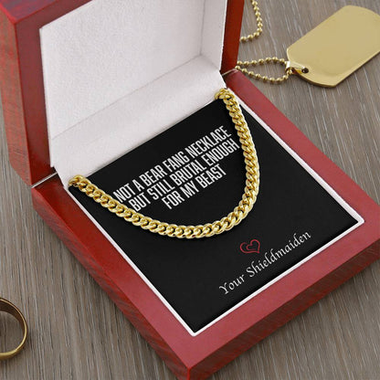 Boyfriend  Husband Gift Cuban Link Chain