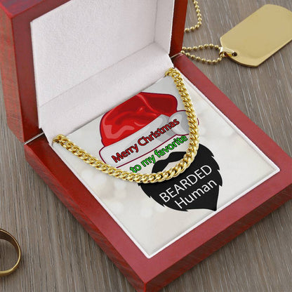 Favorite Bearded Human Cuban Link Chain
