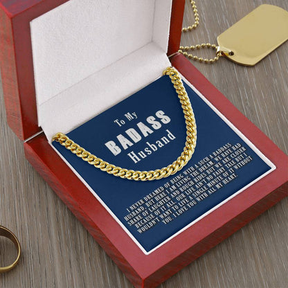 Badass Husband Cuban Link Chain