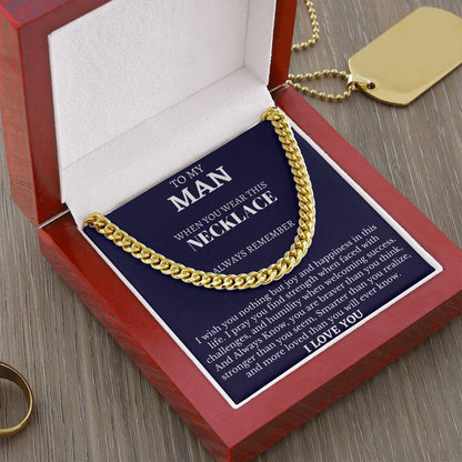 Gift For Boyfriend Cuban Link Chain