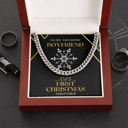 Chain Necklace To My Boyfriend On Our First Christmas Together Cuban Link Chain