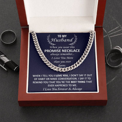 Gift For Husband - Conversation - Cuban Link Cuban Link Chain