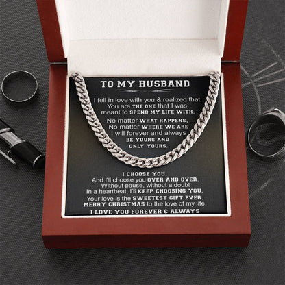 Gift For Husband - Without Pause - Cuban Link Cuban Link Chain