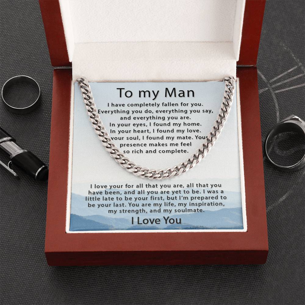 Fallen For You Cuban Link Chain