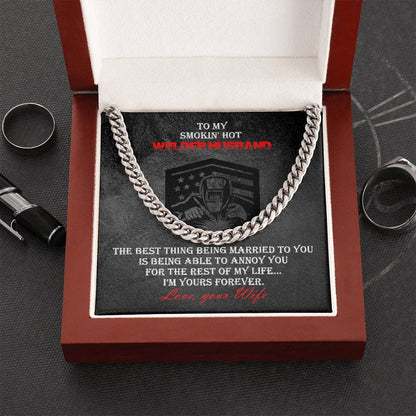 Welder Heavy Durable Cuban Chain Mens Necklace Cuban Link Chain