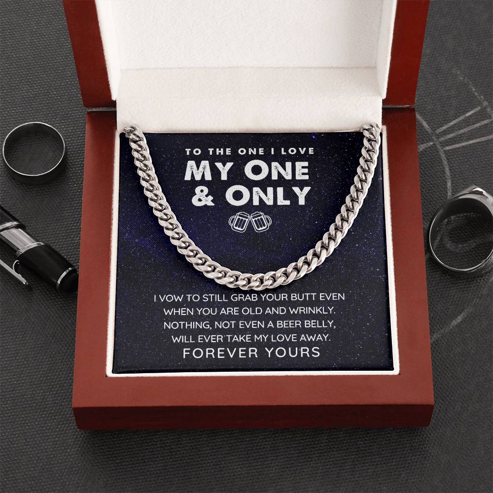 Funny Gift For Him Necklace - Limited Edition - Get Yours Today Cuban Link Chain