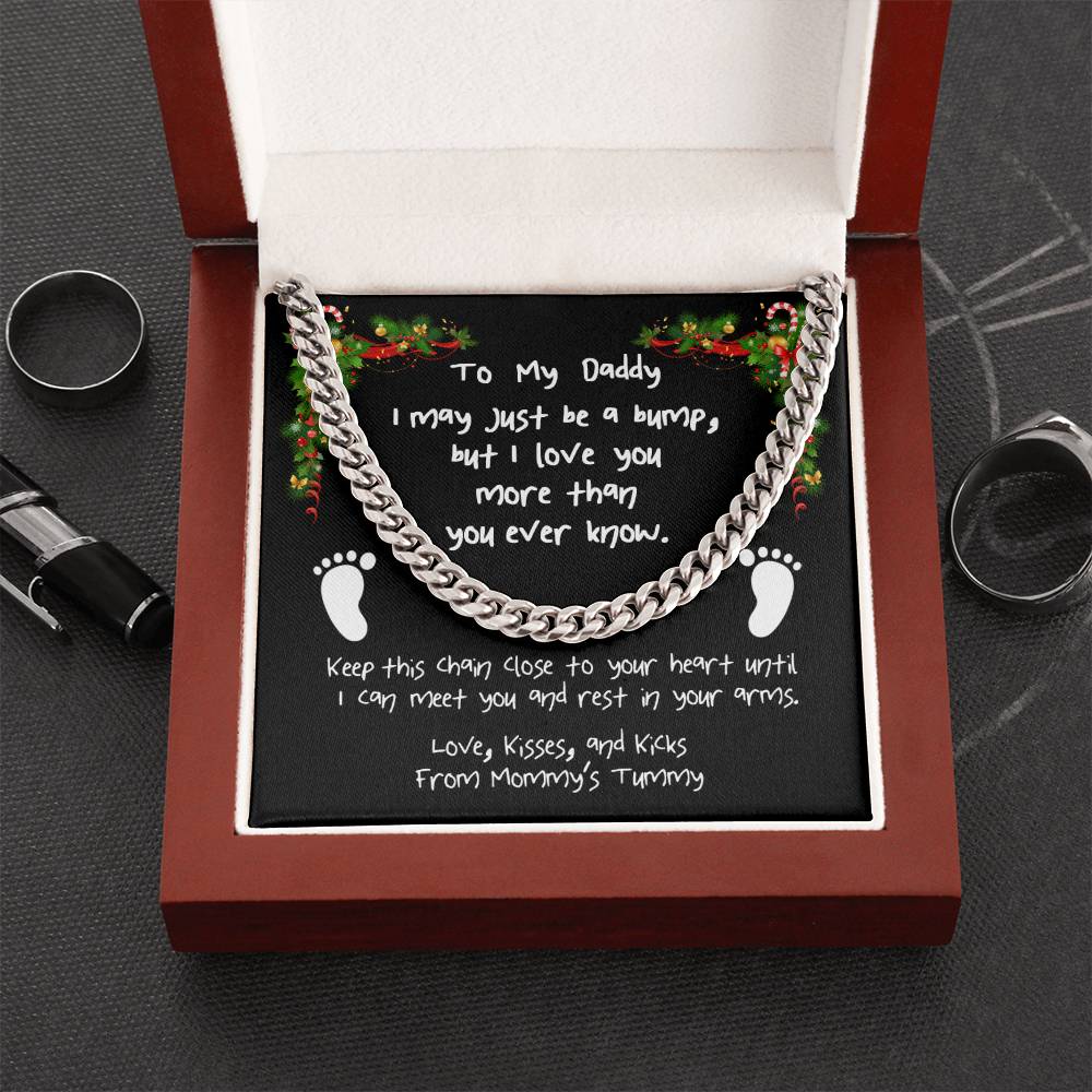 Future Dad Cuban Link Chain Necklace