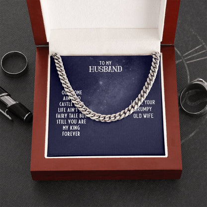 Cuban Link Chain For Husband. Chain Necklace Anniversary Gift For Husband Birthday Gift For Man Gift For Men Chain For