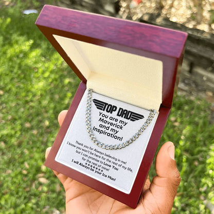 Top Dad - My Maverick! Link Chain Gift Cuban Link Chain