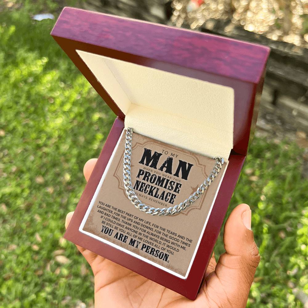 You Are The Best Part Of My Life - Necklace Cuban Link Chain