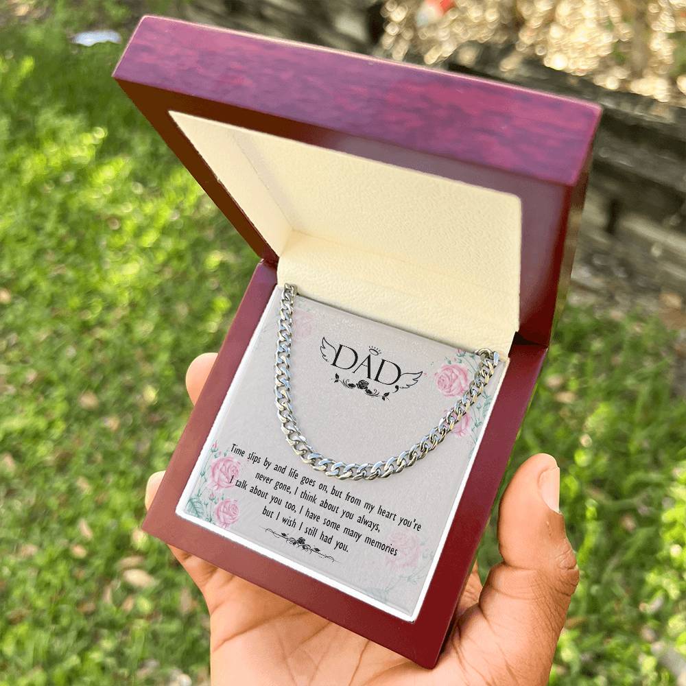 Dear Dad Cuban Link Chain