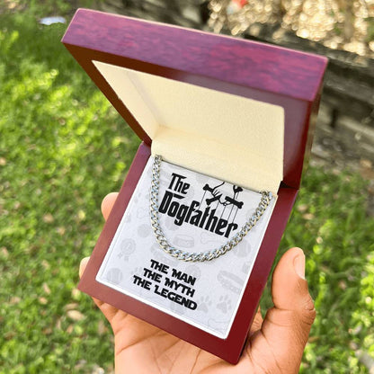 Dog Dad Jewelry For Him Necklace For Men Gifts For Dog Lovers Chains For Men Gifts For Boyfriend Link Chain Gifts From Cuban Link Chain