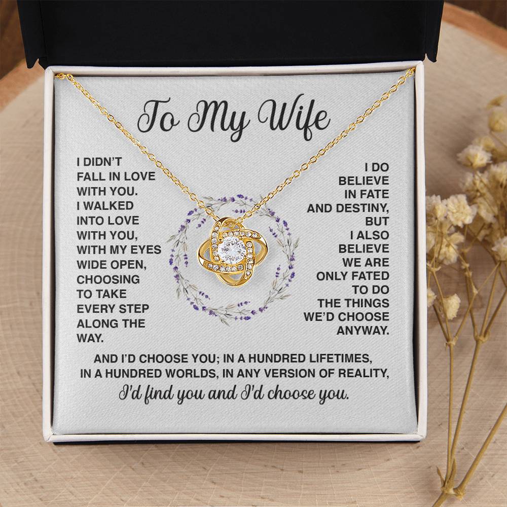 Delivery By Mother's Day Wf031   Gift Fo Love Knot Necklace