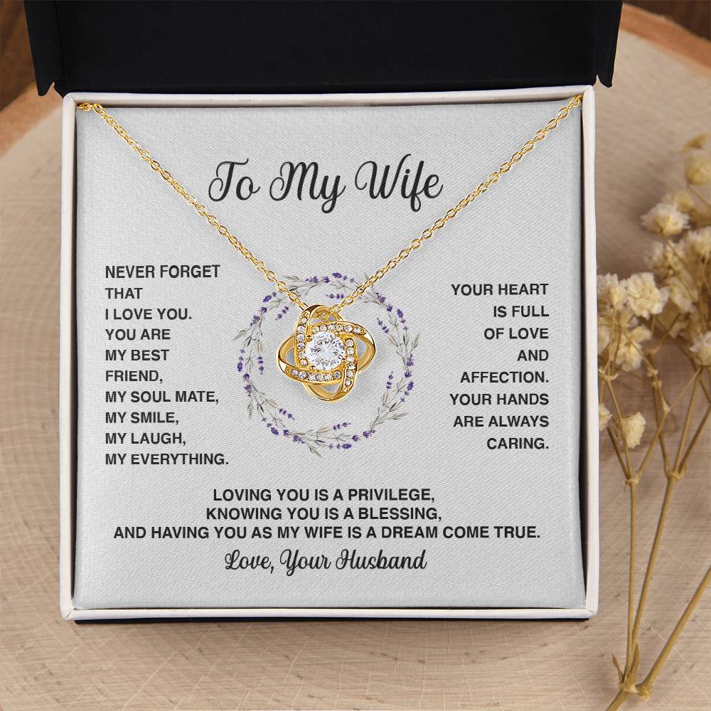 Delivery By Mother's Day Wf025   Gift Fo Love Knot Necklace