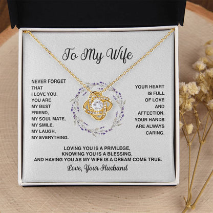 Delivery By Mother's Day Wf025   Gift Fo Love Knot Necklace