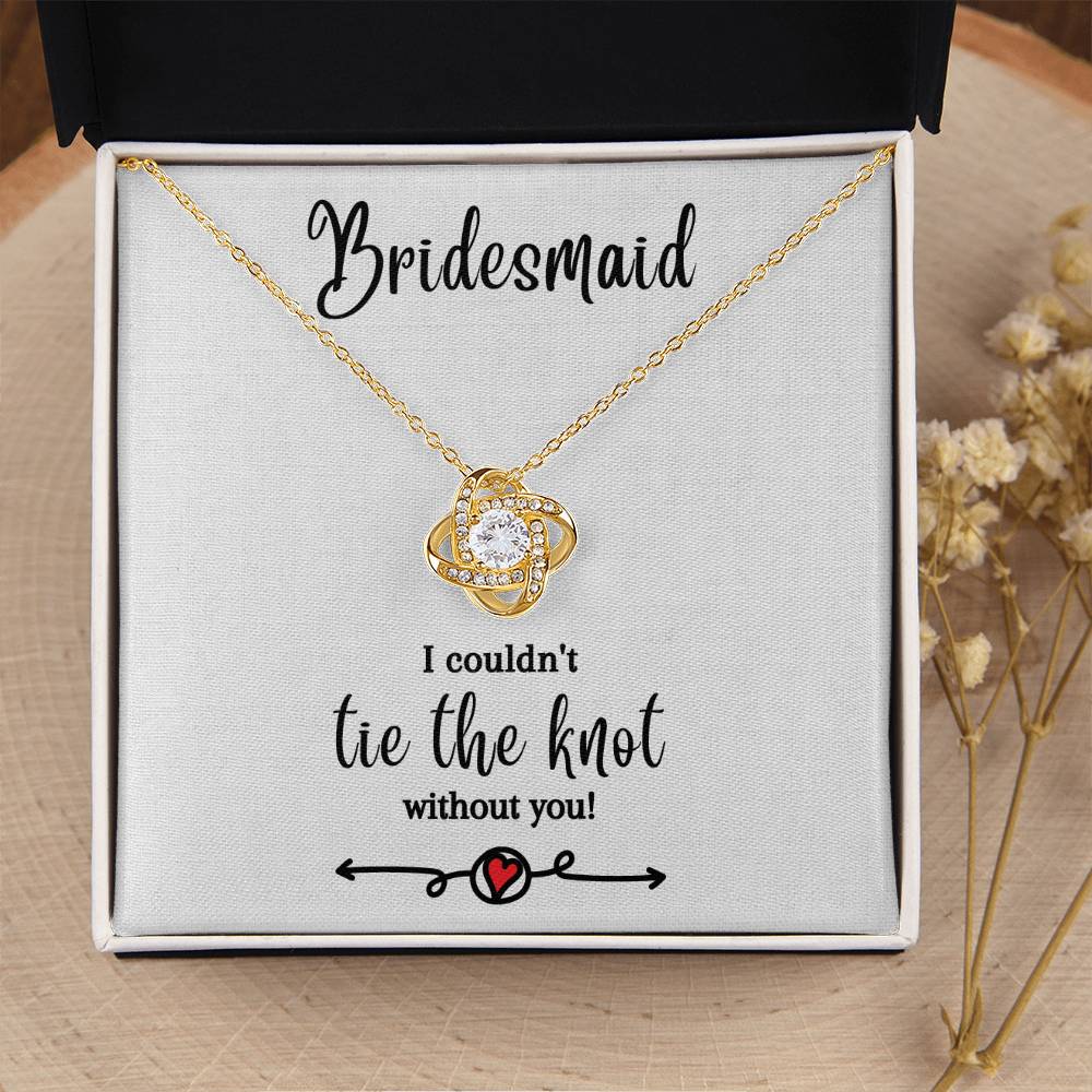 Bridesmaid(3) Love Knot Necklace