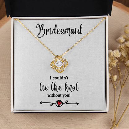 Bridesmaid(3) Love Knot Necklace