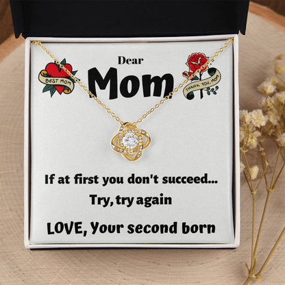 Try Again Love Knot Necklace