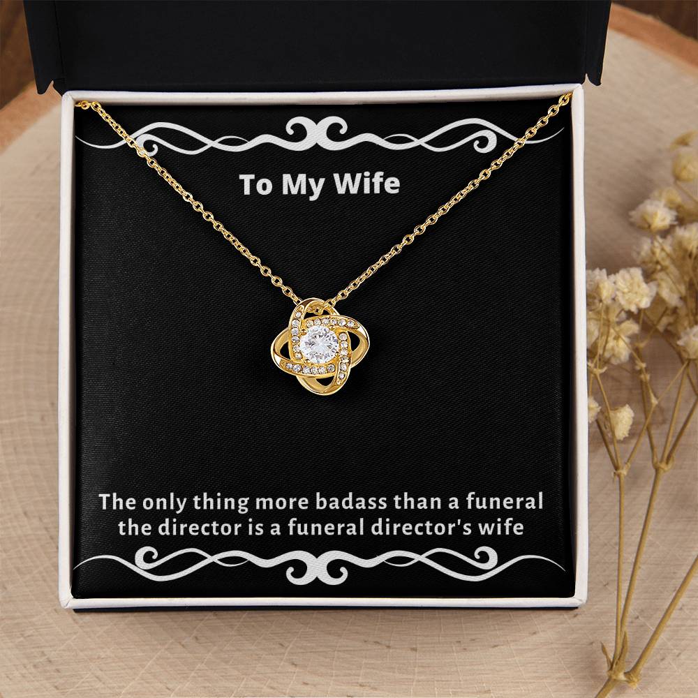 Almost Gone The  - Funny Gag Gifts For Badas Love Knot Necklace