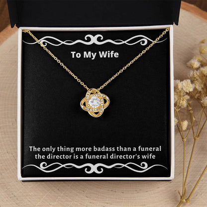 Almost Gone The  - Funny Gag Gifts For Badas Love Knot Necklace
