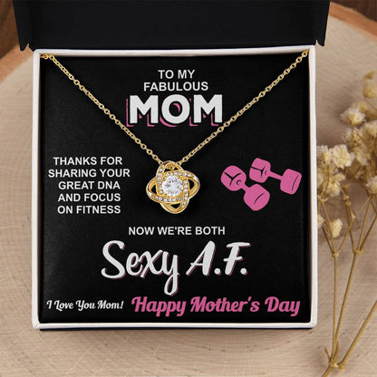 Unbreakable Bond Necklace Love Knot Necklace