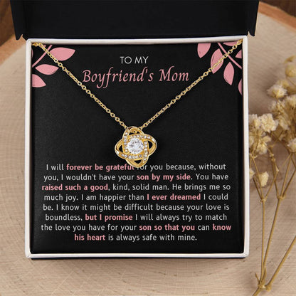 Boyfriend Mom - I Will Forever Love Knot Necklace