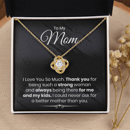 Almost Gone To My Mom - I Love You So Much - The Love Knot Necklace 1 Love Knot Necklace