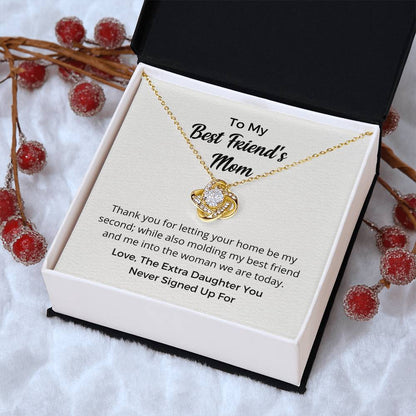 Best Friend's Mom Ne Love Knot Necklace