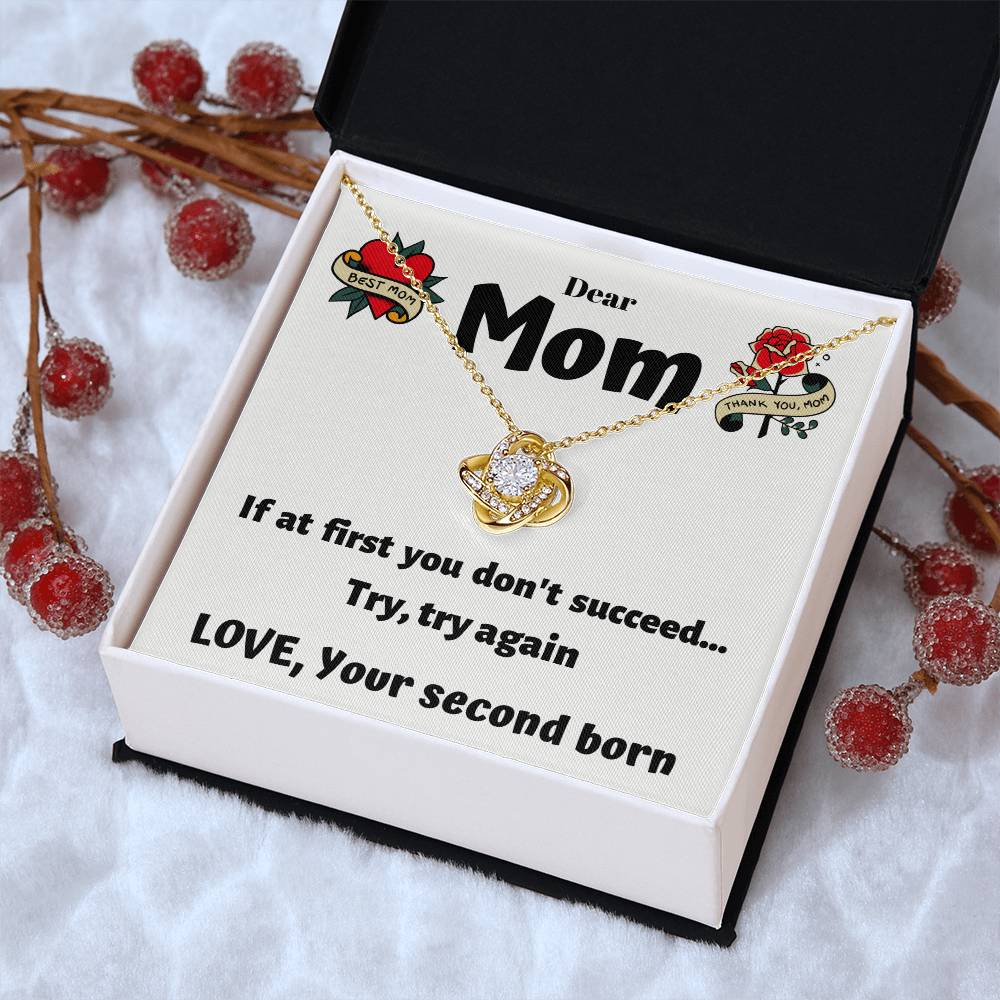 Try Again Love Knot Necklace