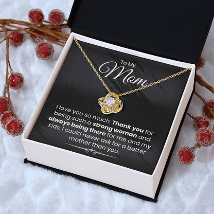Almost Gone To My Mom - I Love You So Much - The Love Knot Necklace Love Knot Necklace