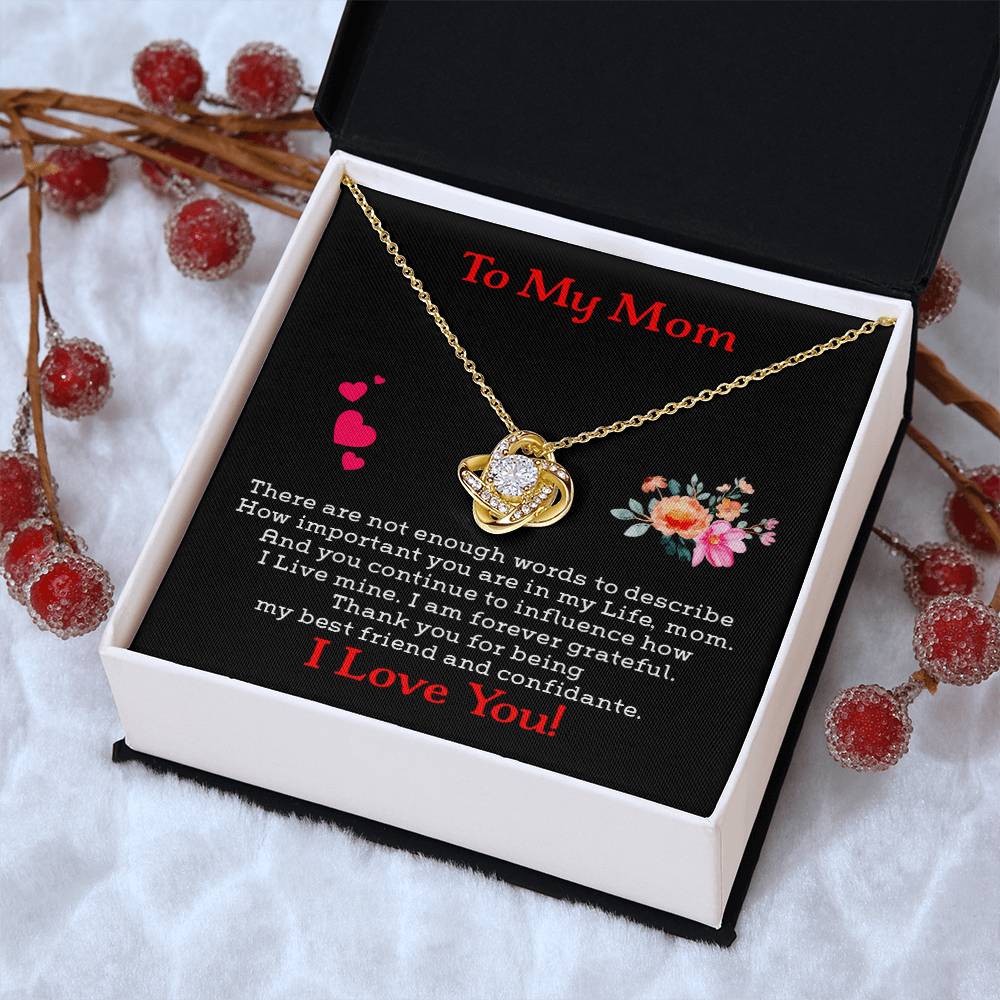 Gift For Mom - Love Knot Necklace 6 Love Knot Necklace