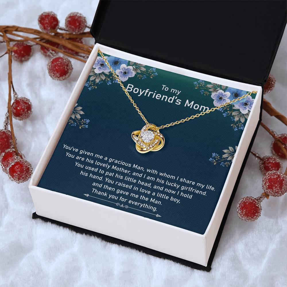 Almost Sold Out To My Boyfriend's Mom - Love Knot Necklace Love Knot Necklace