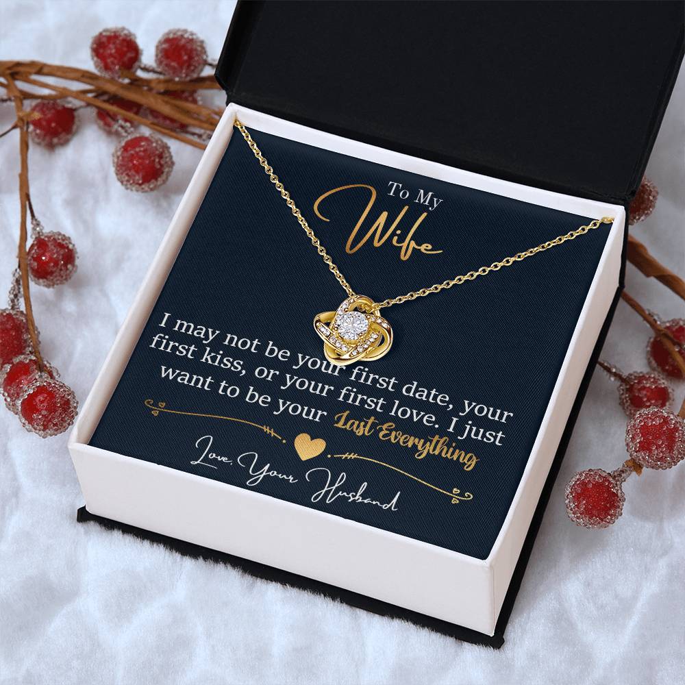 Wife - Last Everything Love Knot Necklace