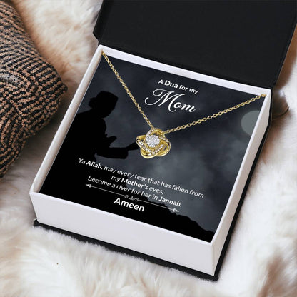 A Dua For My Mom Love Knot Necklace