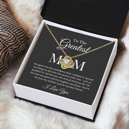 You Gave Me Confidence Love Knot Necklace