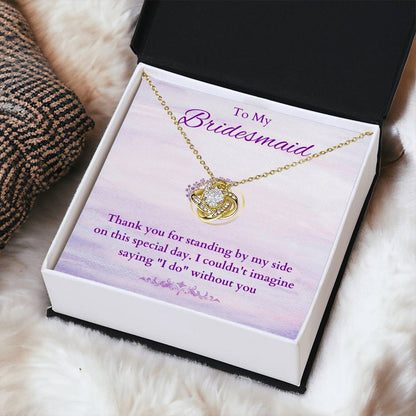Bridesmaid v1 - Love Knot Necklace