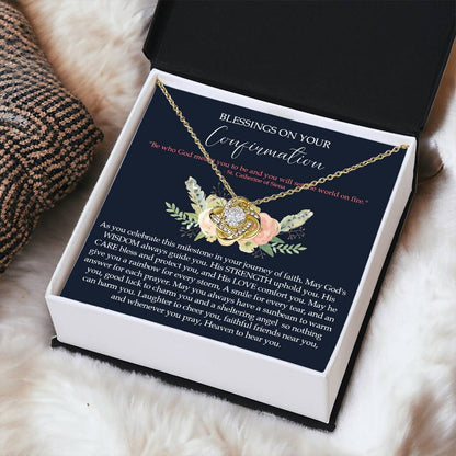 Confirmation Gifts For Girls Customize Gifts For Her Confirmation Ne Love Knot Necklace