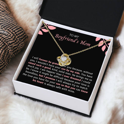 Boyfriend Mom - I Will Forever Love Knot Necklace