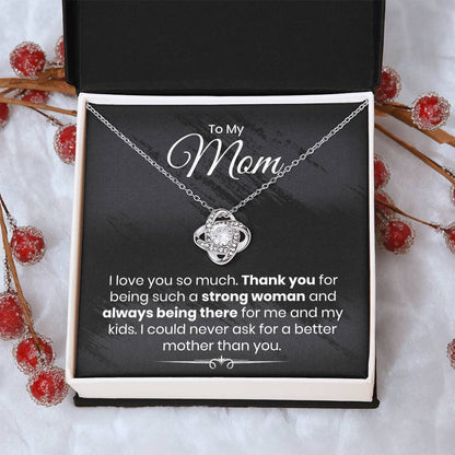 Almost Gone To My Mom - I Love You So Much - The Love Knot Necklace Love Knot Necklace