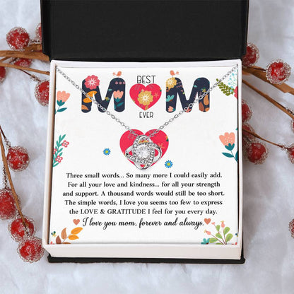 Best Mom Ever - The Love Knot Necklace Love Knot Necklace