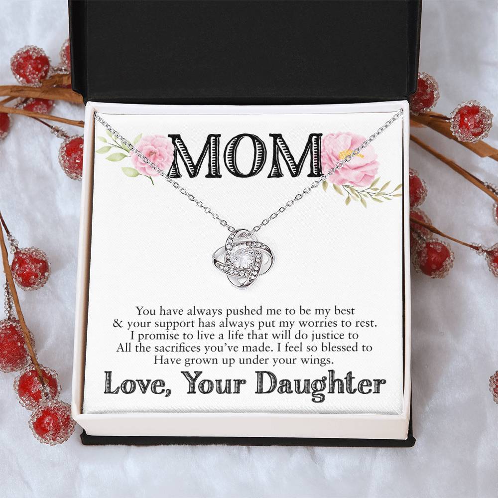 Gift For Mom - Love Knot Necklace 4 Love Knot Necklace