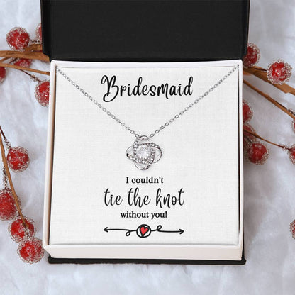 Bridesmaid(3) Love Knot Necklace