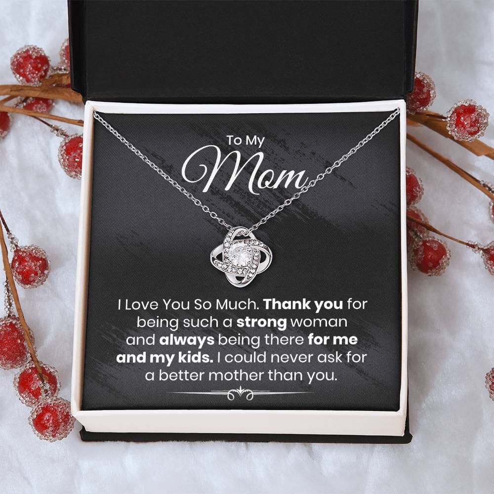 Almost Gone To My Mom - I Love You So Much - The Love Knot Necklace 1 Love Knot Necklace
