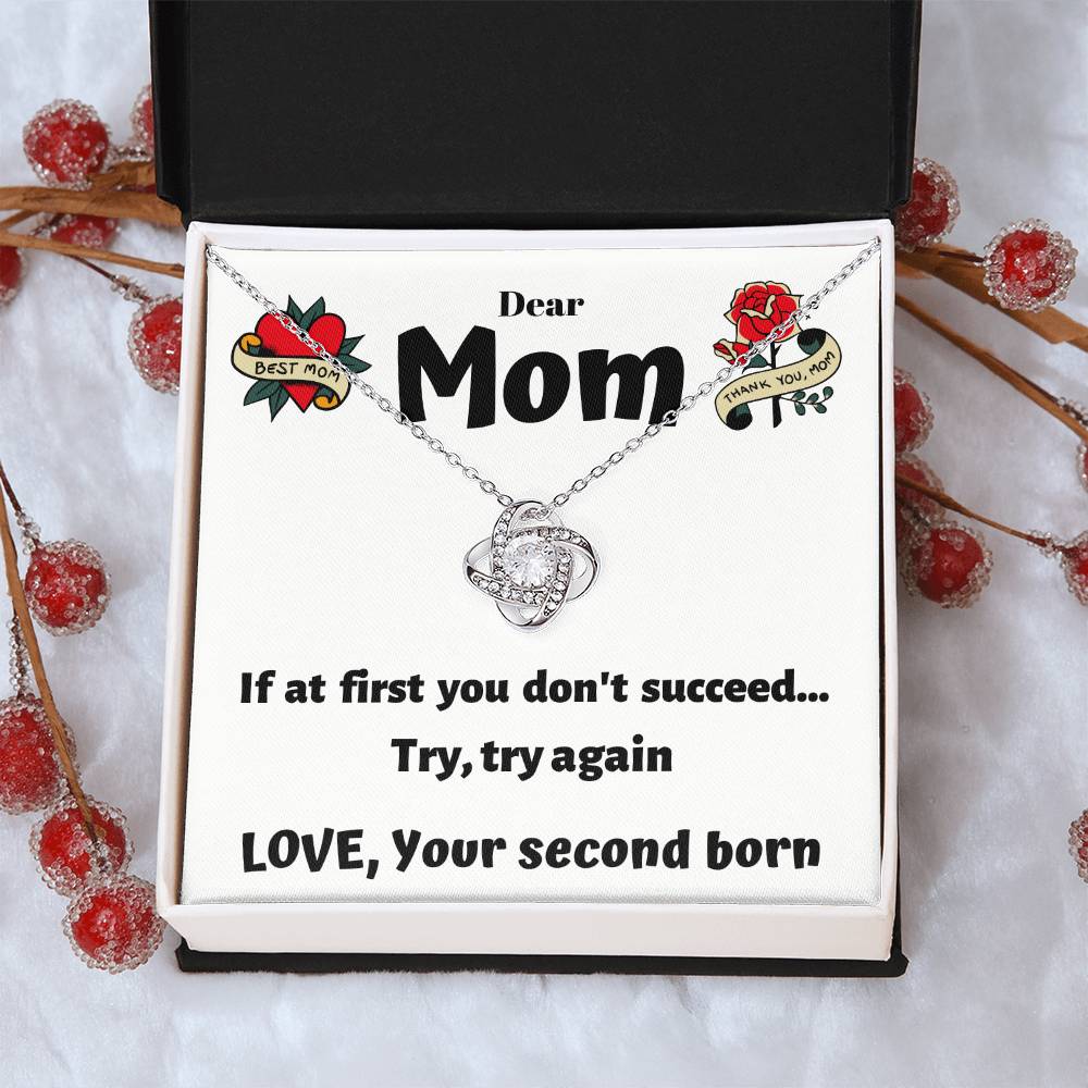 Try Again Love Knot Necklace