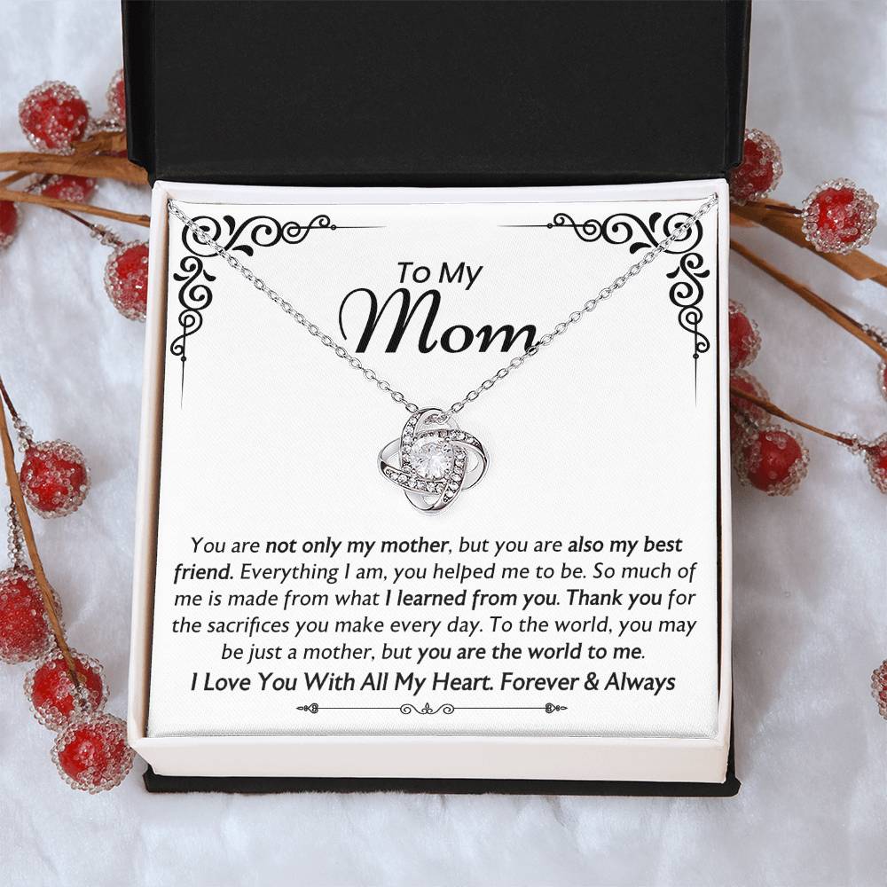 You Are Not Only My Mother - The Love Knot Necklace Love Knot Necklace