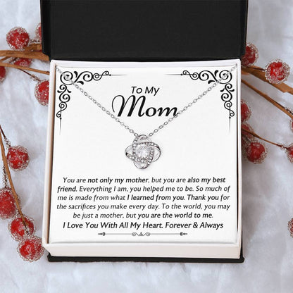 You Are Not Only My Mother - The Love Knot Necklace Love Knot Necklace